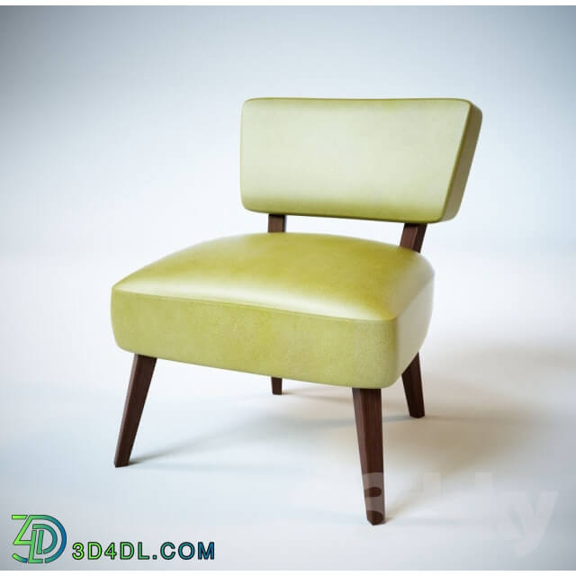 Chair - Chair Green Leather