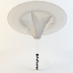 Ceiling light - a shape with chandelier 