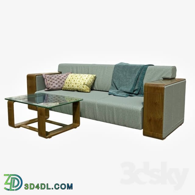 Sofa - Sofa set with coffee table