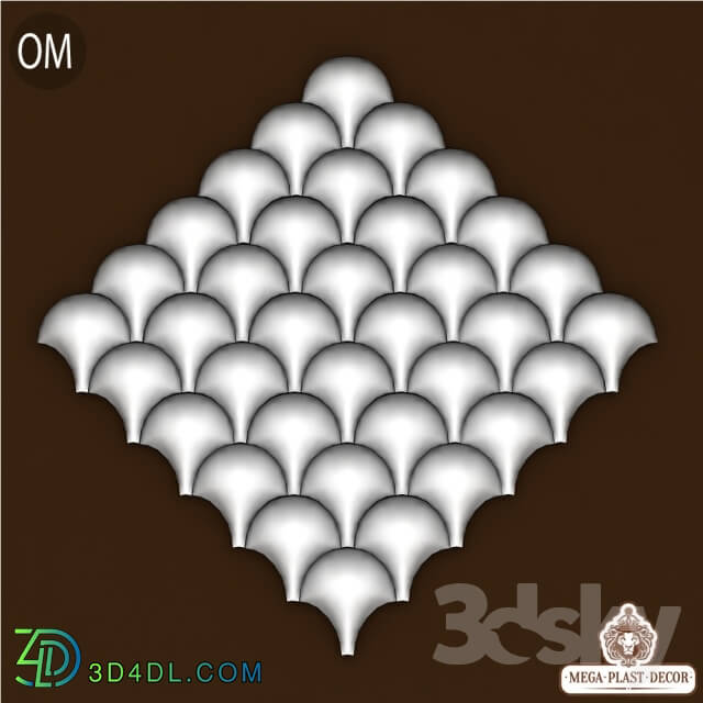 3D panel - Om. Mega plast decor 3d panel