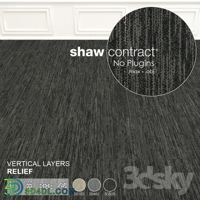 Carpets - Shaw Carpet Vertical Layers Wall to Wall Floor No 3