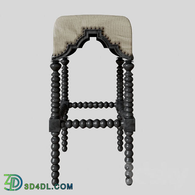 Chair - Backless Wood Bar Stool