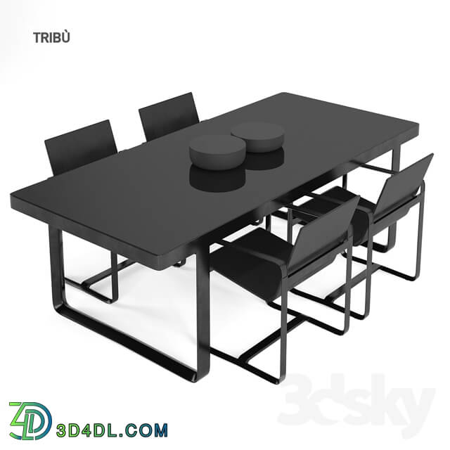 Table _ Chair - Tribu Armchair_ Table