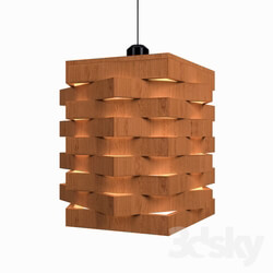 Ceiling light - Wooden Ceiling Lamp 