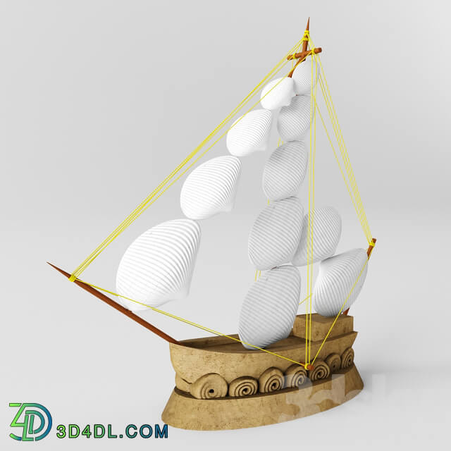 Other decorative objects - Decorative_boat_ Handmade