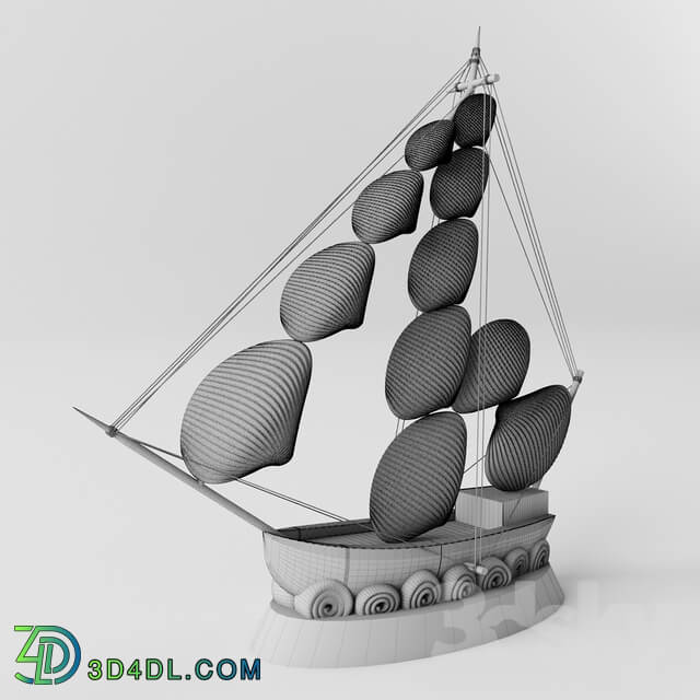 Other decorative objects - Decorative_boat_ Handmade