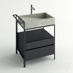 Bathroom furniture - Concrete sink set 1 