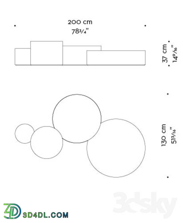 Table - Promemoria edon indigo tales