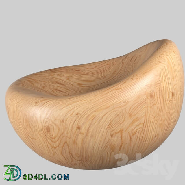 Arm chair - Armcher in solid wood