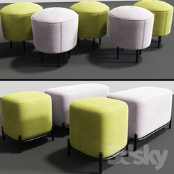 Other soft seating - Pouf Set 