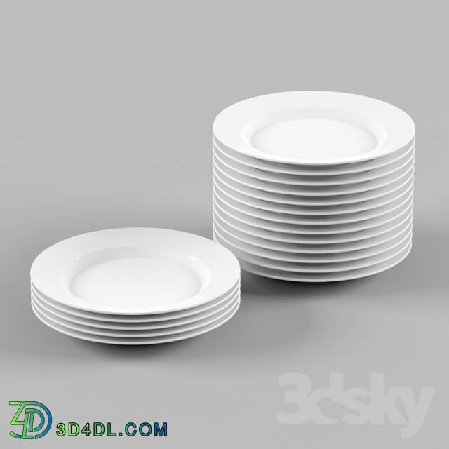 Tableware - Stack of plates