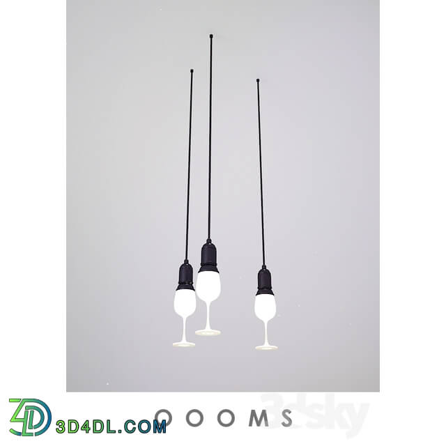 Ceiling light - The Glassbulb Lamp by OOOMS