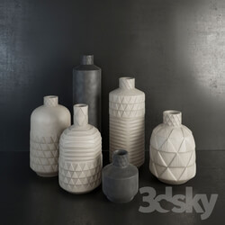 Vase - Pressed Pattern Vases 