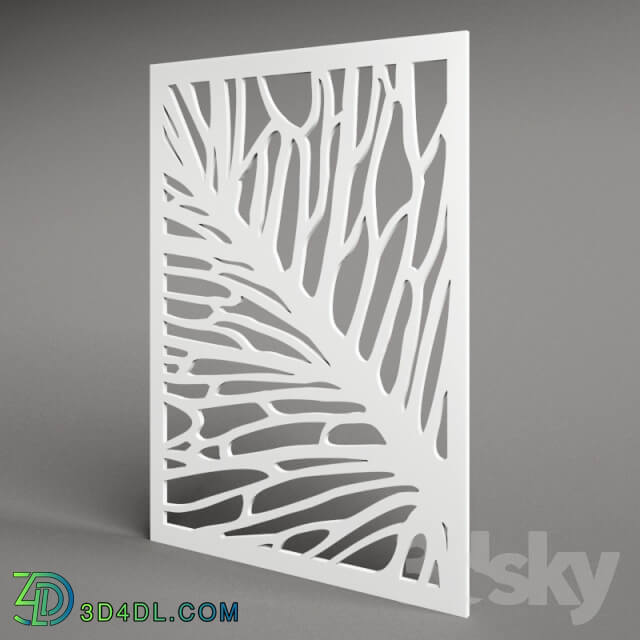 Decorative plaster - Wall panel 01