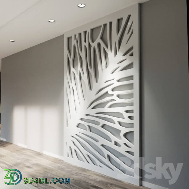 Decorative plaster - Wall panel 01