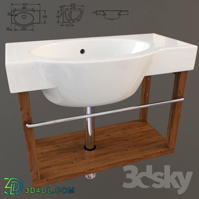 Wash basin - IDO Classic Minislim