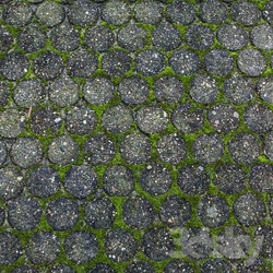 Natural materials - Street Stone grass 