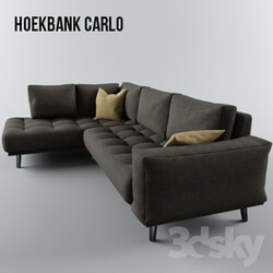 Sofa - Sofa Hoekbank Carlo 