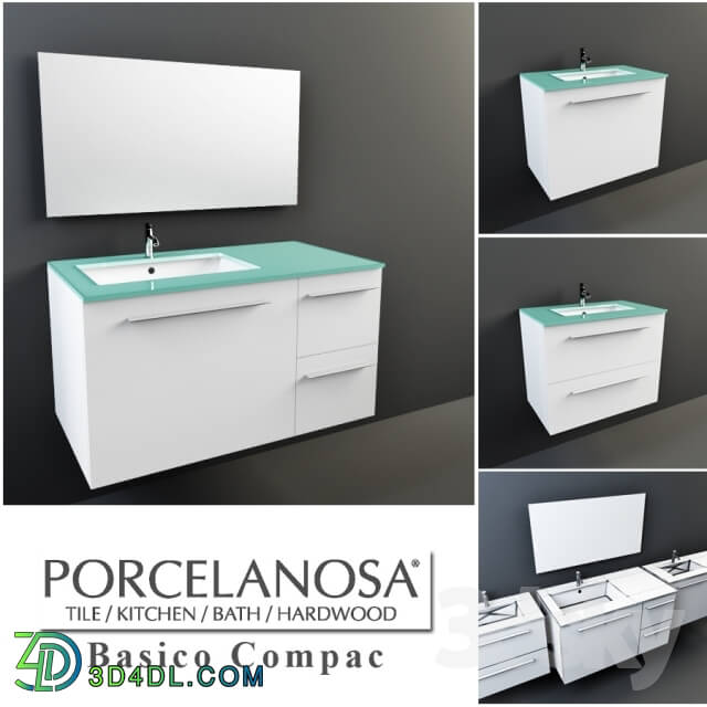 Bathroom furniture - Porcelanosa Basico Compac