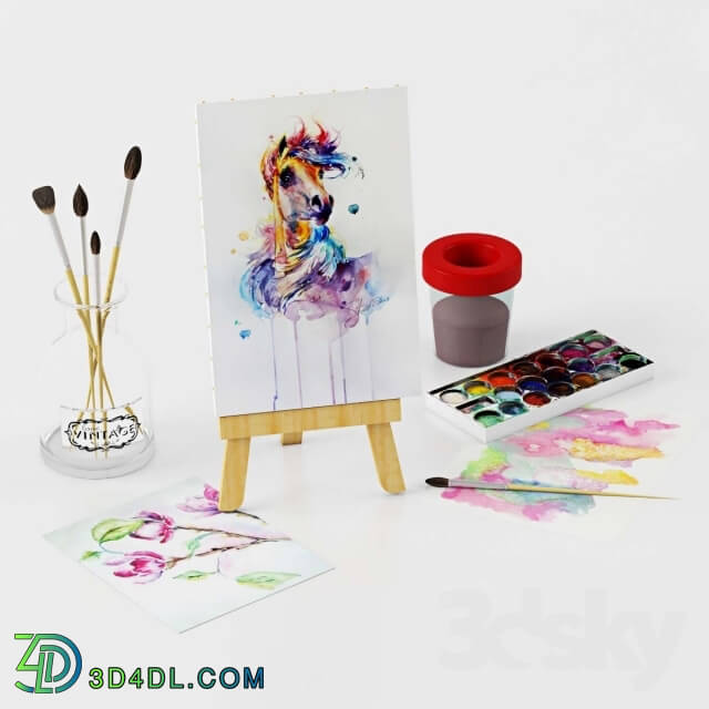 Other decorative objects - drawing set