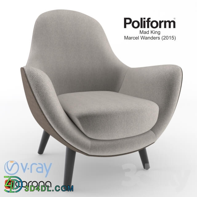 Arm chair - Poliform_ Mad King