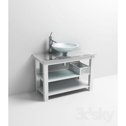 Bathroom furniture - Gama Decor negromax 