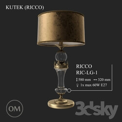 Table lamp - KUTEK _RICCO_ RIC-LG-1 