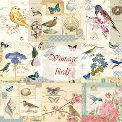 Miscellaneous - set of vintage birds 
