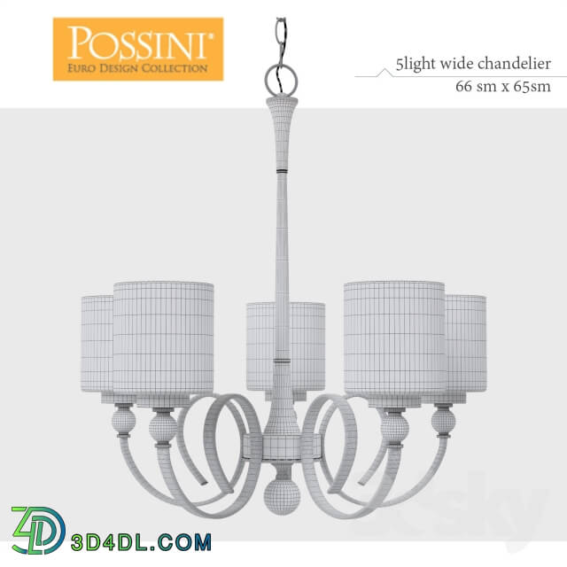 Ceiling light - Lamp Possini Euro Design Ovanda