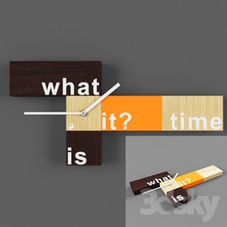 Other decorative objects - Progetti What Time IN LEGNO NATURALE 