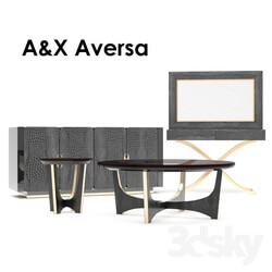 Table - Set A _X Aversa Modern Black 