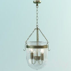 Ceiling light - Berwick Glass and Brass Pendant Light 