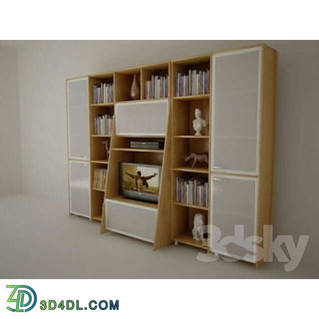 Wardrobe _ Display cabinets - Modular System For TV vis-a-vis