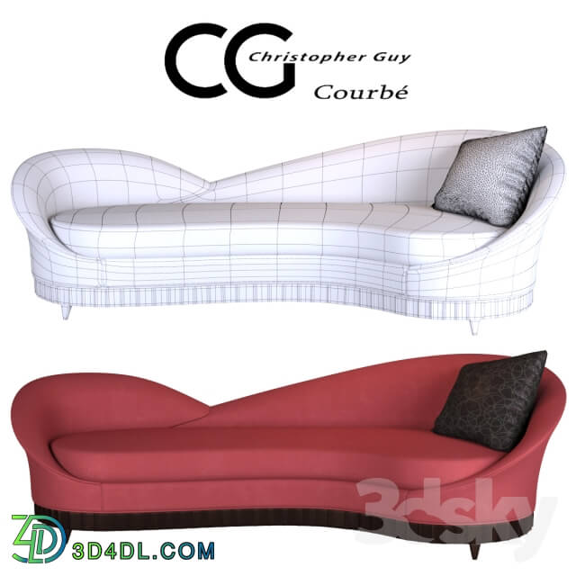 Sofa - Sofa Courbe Christopher Guy