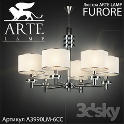 Ceiling light - chandelier Arte lamp Furore A3990LM-6CC 