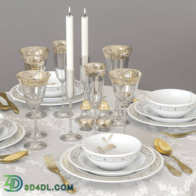 Tableware - Serving roundtable