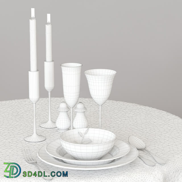 Tableware - Serving roundtable