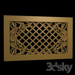 Decorative plaster - Radiator screen 