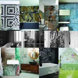 Wall covering - Wall_deco - Wet System Collection Pack 1 