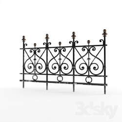 Other architectural elements - wrought fence 