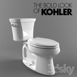 Toilet and Bidet - Kohler Wellworth 