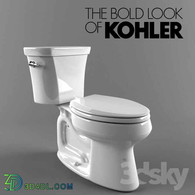 Toilet and Bidet - Kohler Wellworth