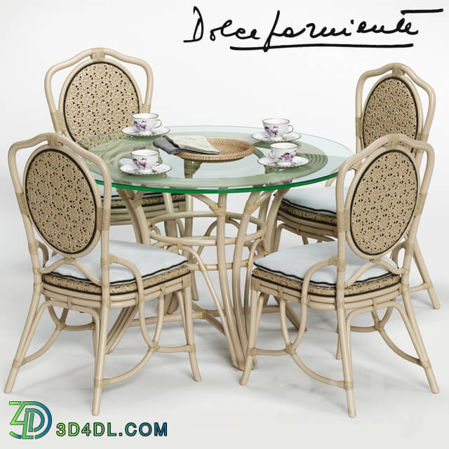 Table _ Chair - Dolcefarniente DAISY Chair and IRENE Table