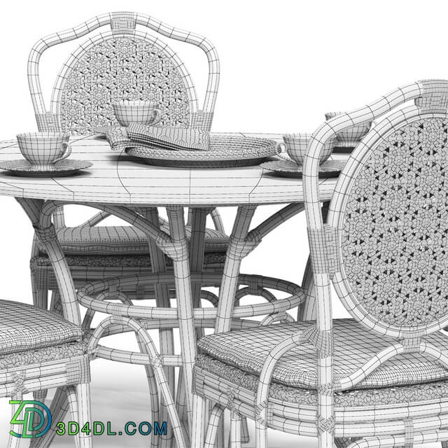 Table _ Chair - Dolcefarniente DAISY Chair and IRENE Table