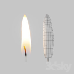 Miscellaneous - Candle flame with animation 
