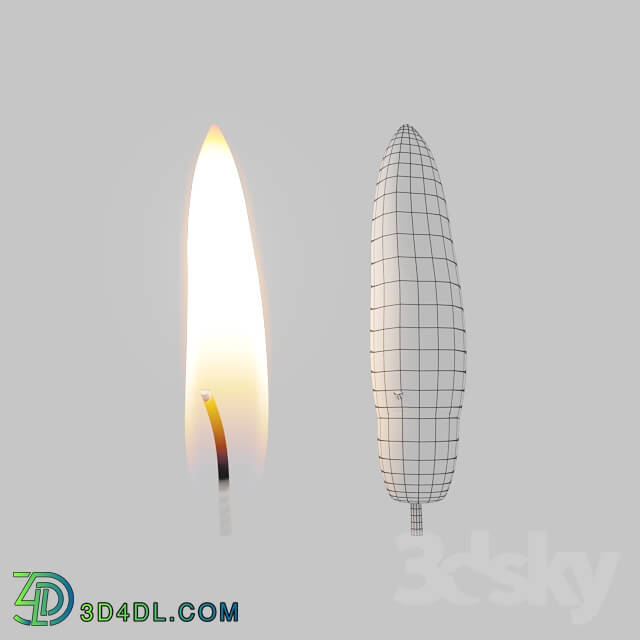 Miscellaneous - Candle flame with animation