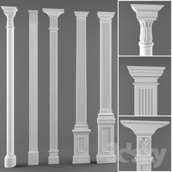 Decorative plaster - Pilasters 