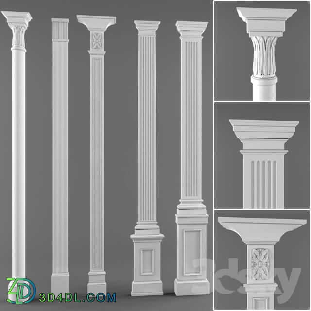 Decorative plaster - Pilasters