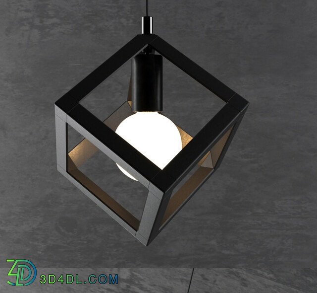 Ceiling light - Nordic retro wrought iron industrial Chandelier part-2