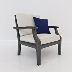 Arm chair - Hampstead Painted Occasional Armchair_ Black 